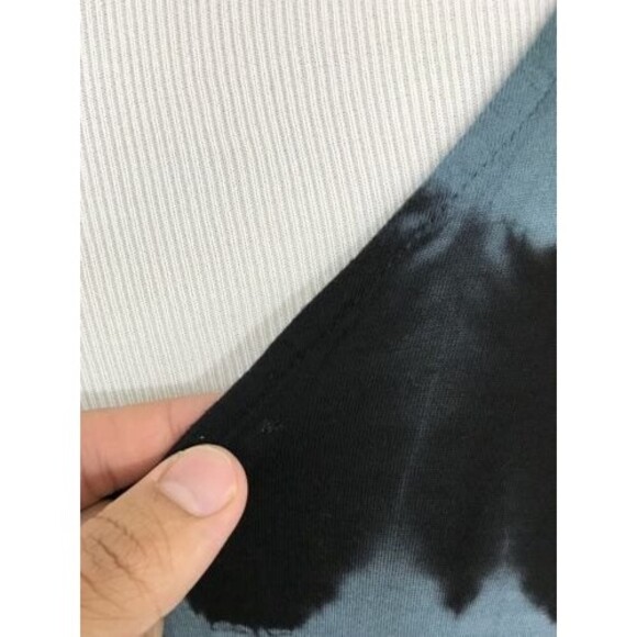 ROMEO AND JULIET COUTURE Maxi Dress Tie and dye Small Dark Blue & Black - Picture 8 of 8